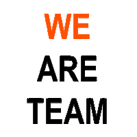 We Are Team Sticker by designofficesfamilie