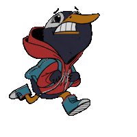Art Running Sticker