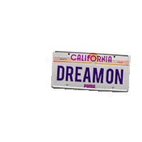 dream on california Sticker