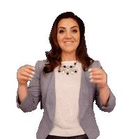 Pointing Wow Sticker by Mortgage with Maria