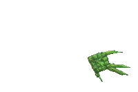 kingandrail fish guam king and rail coconut leaf Sticker