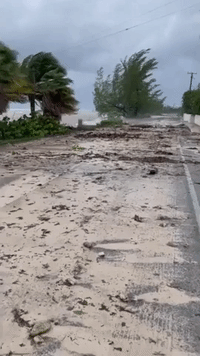 Debris Washes Ashore on Cayman Islands as Hurricane Ian Affects Region