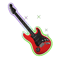 Guitar Pink Slip Sticker by Walt Disney Studios