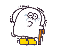 Ghost Oldman Sticker