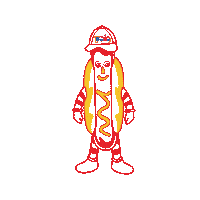 Windmillhotdogs hot dog jersey shore new jersey windmill Sticker