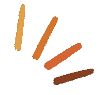 Fall Line Sticker by Dorota Duzinkiewicz