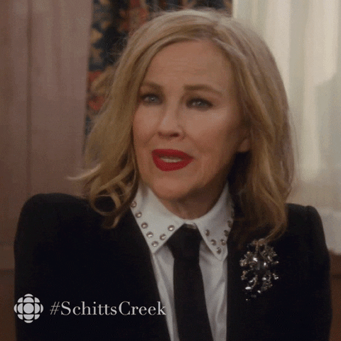 Awkward Schitts Creek GIF by CBC