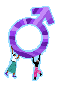 Gender Is A Spectrum Sticker by Orchyd