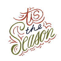 New Years Christmas Sticker by BrittDoesDesign