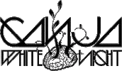 Ganja White Night Logo Sticker by Subcarbon