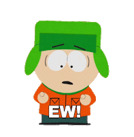 Kyle Broflovski Ew Sticker by South Park