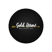 goldarrowre real estate sold golden golden arrow Sticker