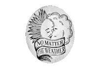 nomattertheweather love kiss wedding rain Sticker