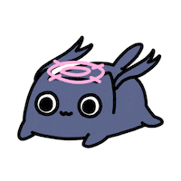 Cat Run Sticker by circlecan