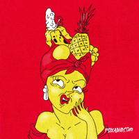 Carmen Miranda Fox GIF by Animation Domination High-Def