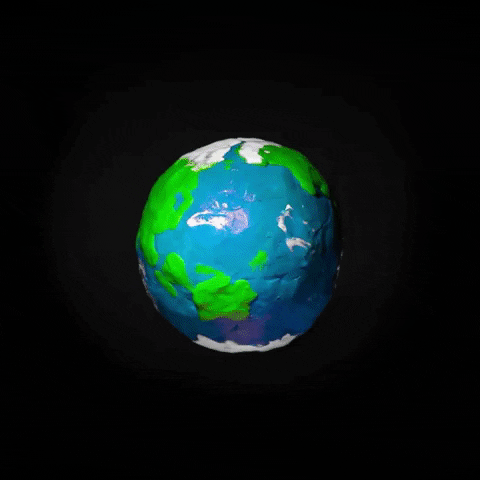 Haymaze giphyupload animation earth claymation GIF