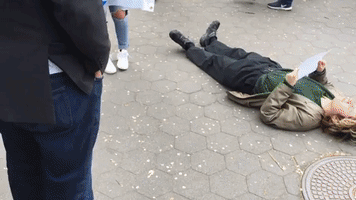 Pro-Palestine Students Stage 'Die-In' During Israeli 'Rave' Event at NYU