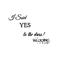 Yes To The Dress Wedding Sticker by NordicWeddingStore&Outlet