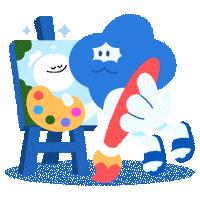 Art Paint Sticker by TheLittleLabs