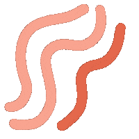 Red Lines Pink Sticker