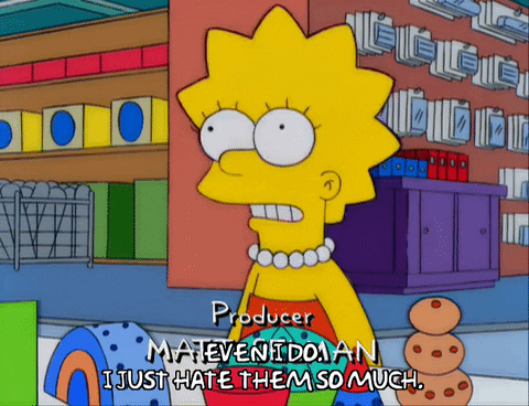 happy lisa simpson GIF