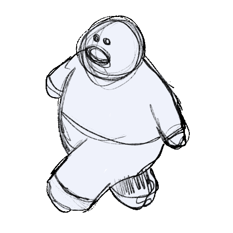 Ghost Walking Sticker by vienna pitts