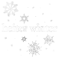 Snow Winter Sticker by heitermagazine