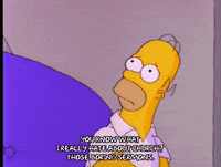 watching homer simpson GIF