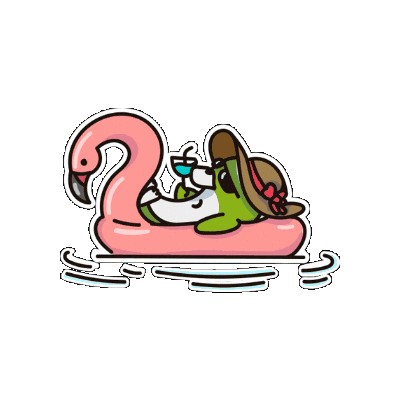 Crypto Chill Sticker
