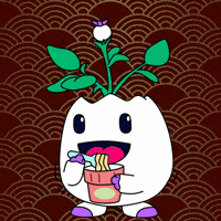 Hungry Instant Noodle GIF by Magic Eden