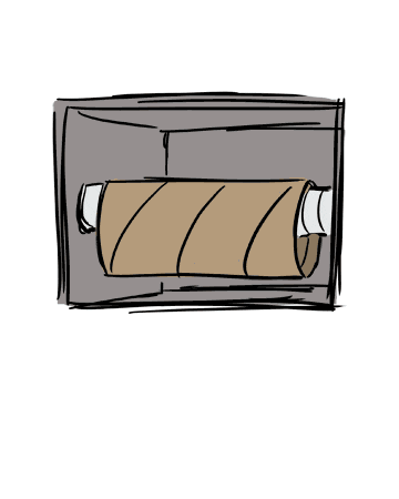 toilet paper help GIF