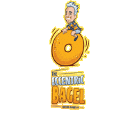 eccentricbagel cute logo brand aesthetic Sticker