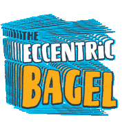 eccentricbagel foodie made in nyc nyc food eccentricbagel Sticker
