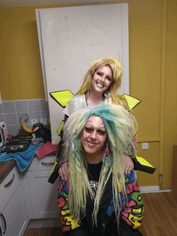mcmore giphygifmaker abba cashier miss lesley abbasaurus rex GIF