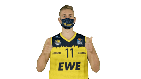 Ewe Baskets Basketball Sticker by EWE Baskets Oldenburg