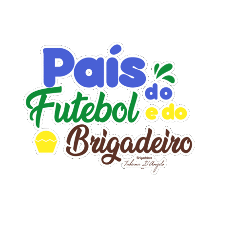 Chocolate Futebol Sticker by Brigadeiros Fabiana D'Angelo