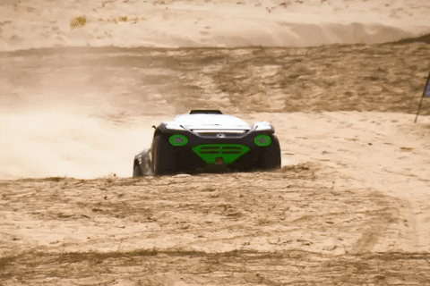 ExtremeELive giphyupload car jump racing GIF