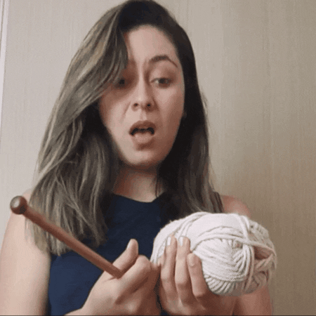 euamotrico giphygifmaker crochet knitting knit GIF