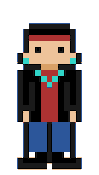 8 Bit Dance Sticker
