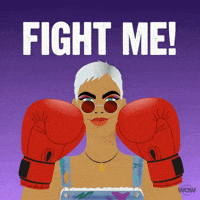 Boxing Gloves Fight Me GIF by World Of Women
