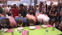 Pie Fans Gather in Key West for Fourth of July Pie Eating Contest
