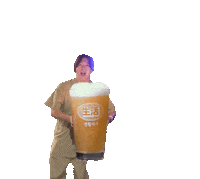 Beer Chicken Sticker by 생활맥주 Dailybeer