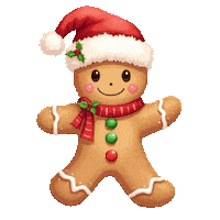 Gingerbread Cookie Sticker