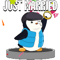 Propose Just Married Sticker by Pudgy Penguins