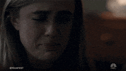 Sad Melissa Roxburgh GIF by NBC