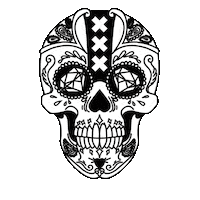 skull tattoo Sticker by Nyx Op Donderdag