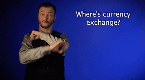 sign language wheres currency exchange GIF by Sign with Robert
