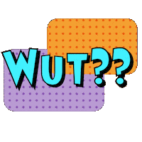 Confused Wait What Sticker by Animanias
