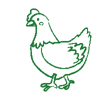 Chicken Bio Sticker by BioSuisse