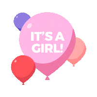 Pregnancy Its A Girl Sticker by What to Expect